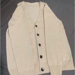 Beige Preppy Cardigan